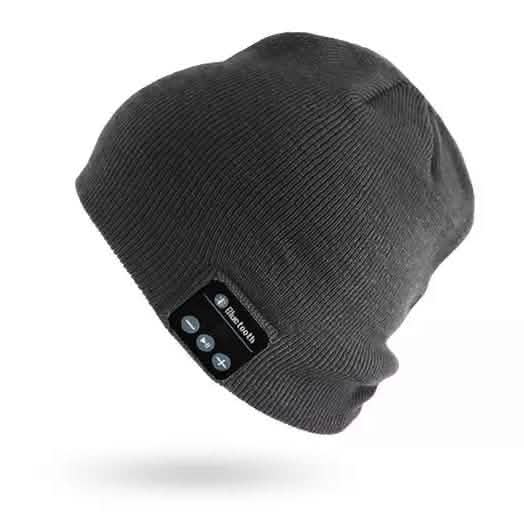 Beanie with Built In Wireless Bluetooth Headphones