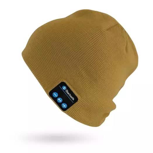 Beanie with Built In Wireless Bluetooth Headphones